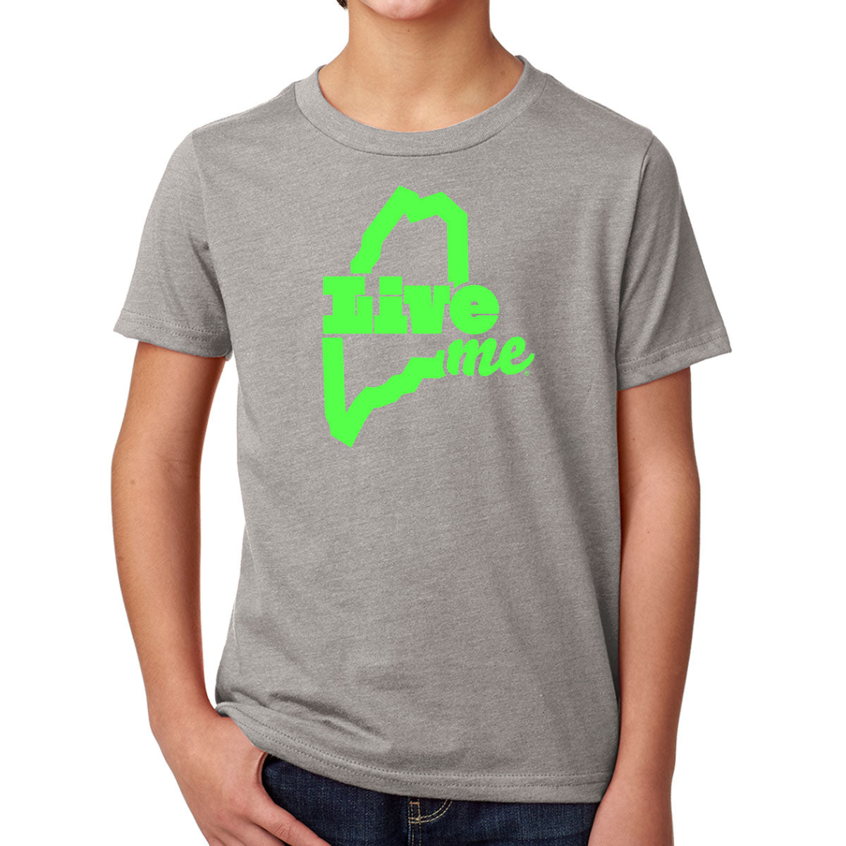 Kids LiveME T-shirt - Heather Grey