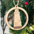 Maine Lighthouse Wooden Ornament