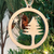 Maine Flag Wooden Ornament