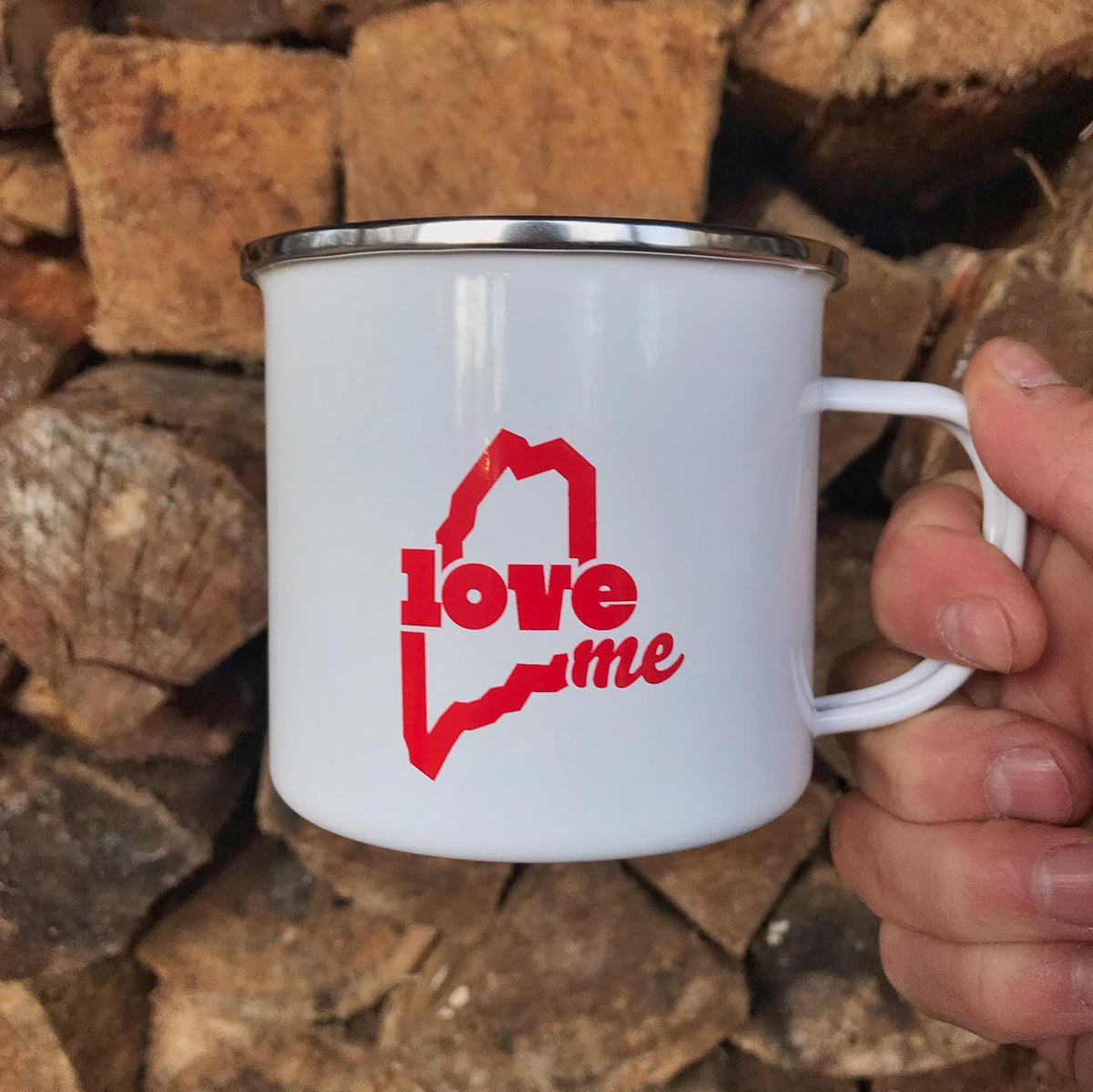 LoveME Enamel Mug