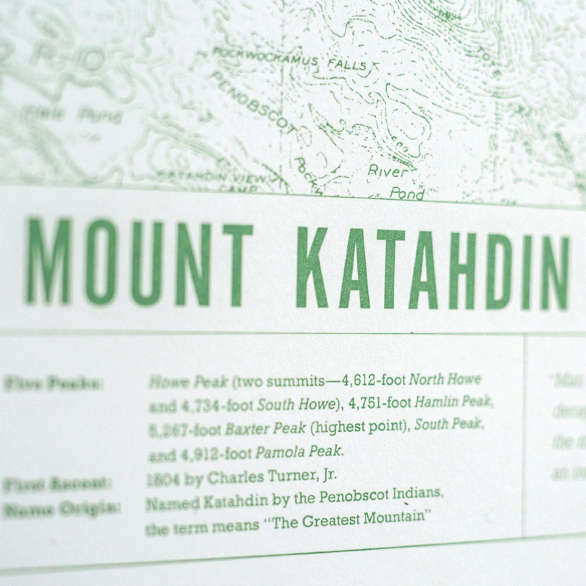 Mount Katahdin HikeME  Poster