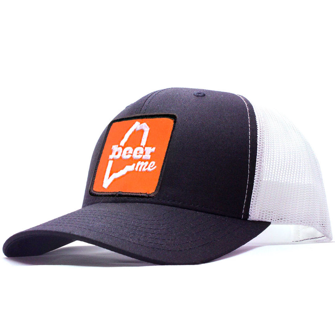 Beerme Patch Trucker Hat Charcoal/Black