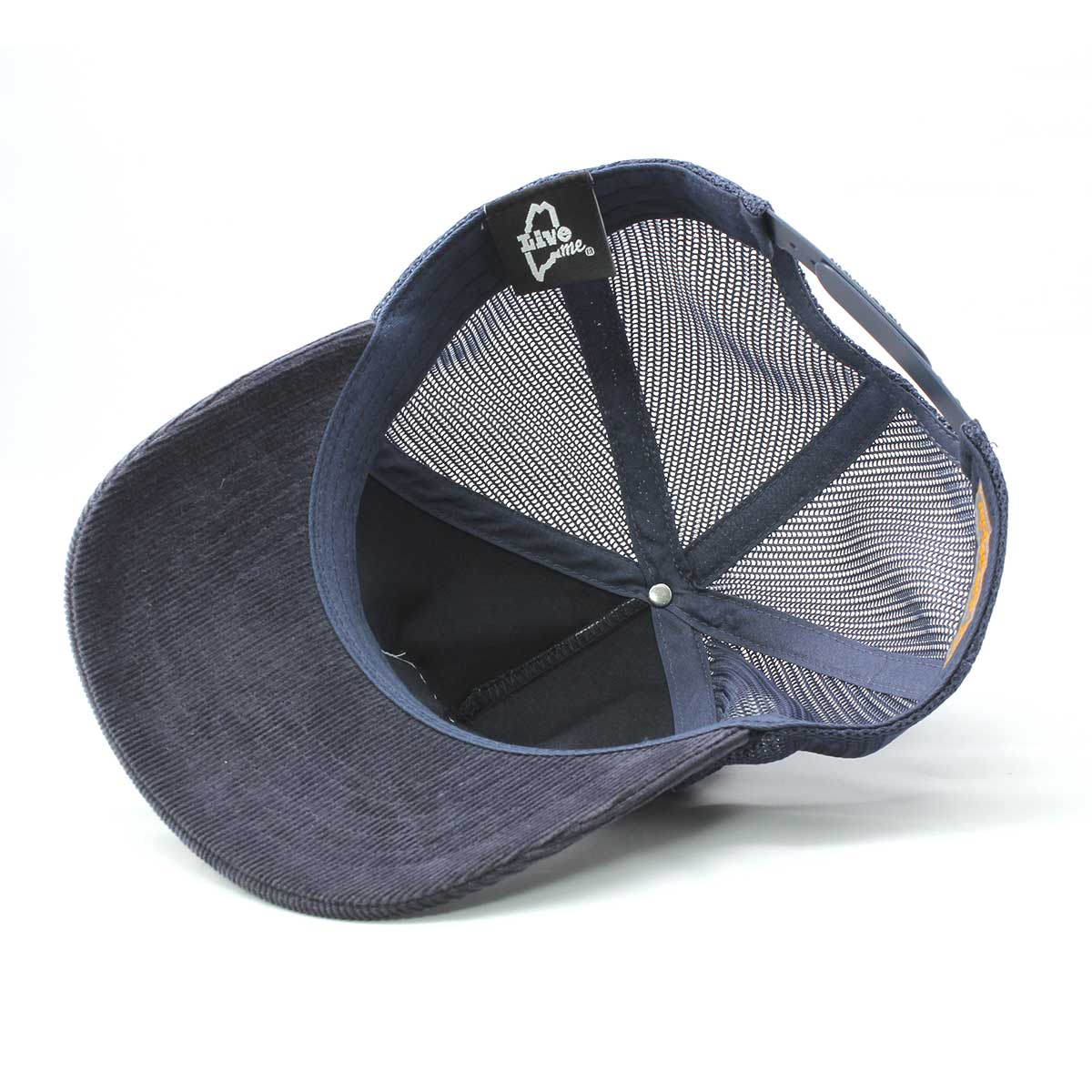 Retro Maine Lighthouse Corduroy Trucker Hat