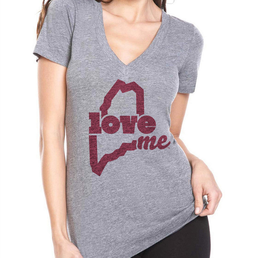 Womens LoveME V-Neck T-shirt
