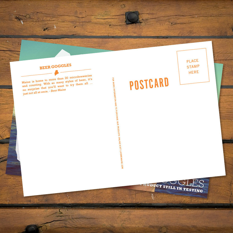 BeerME Postcard Back