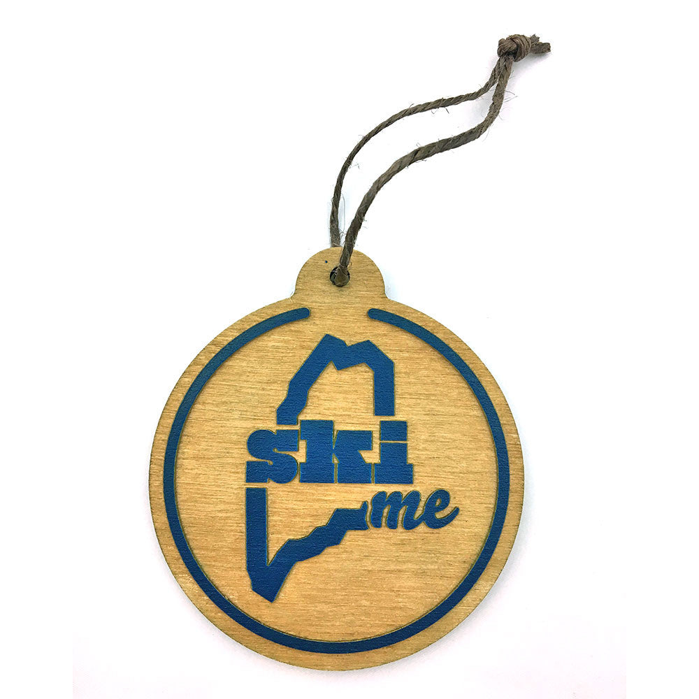 SkiME Wooden Ornament