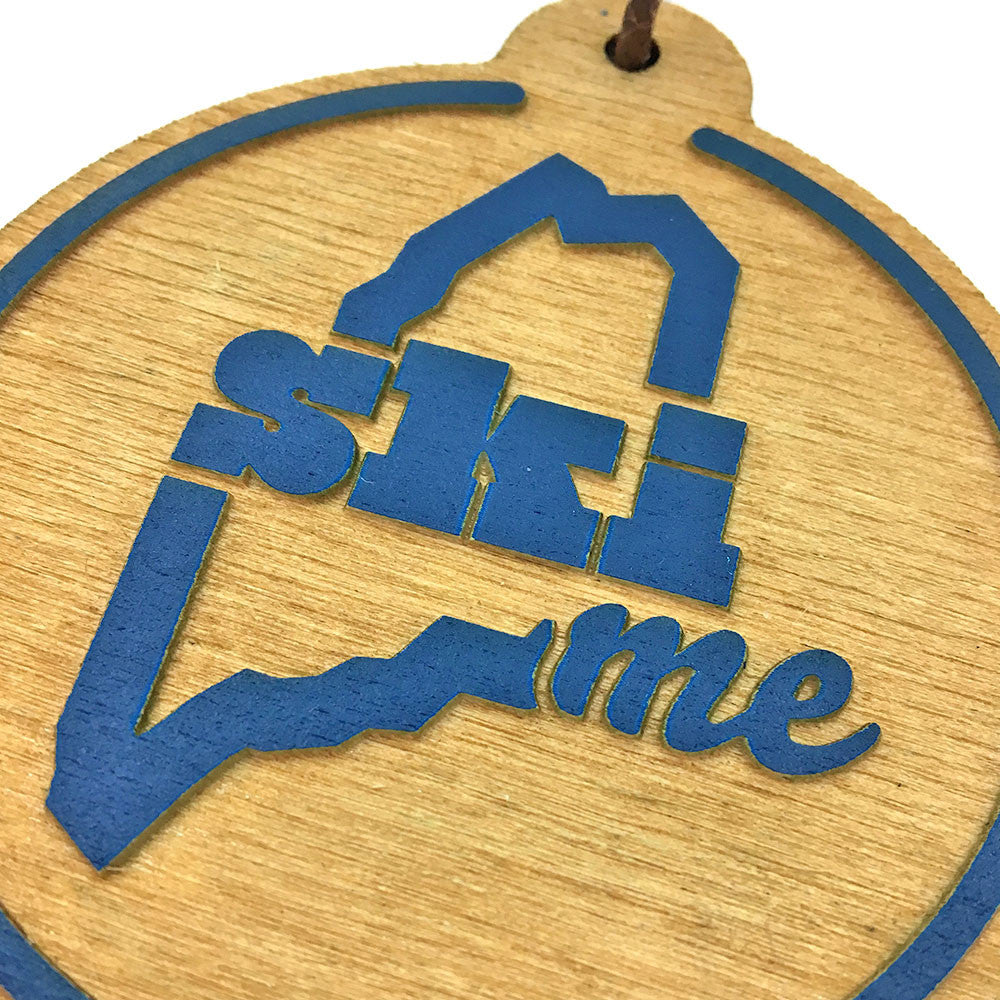 SkiME Wooden Ornament